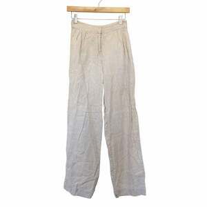 Faithfull The Brand Tan 100% Linen Pants Sz 2